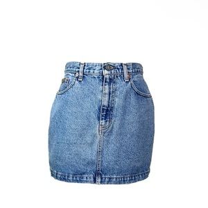 Calvin Klein Denim Jean Mini Skirt Size 11